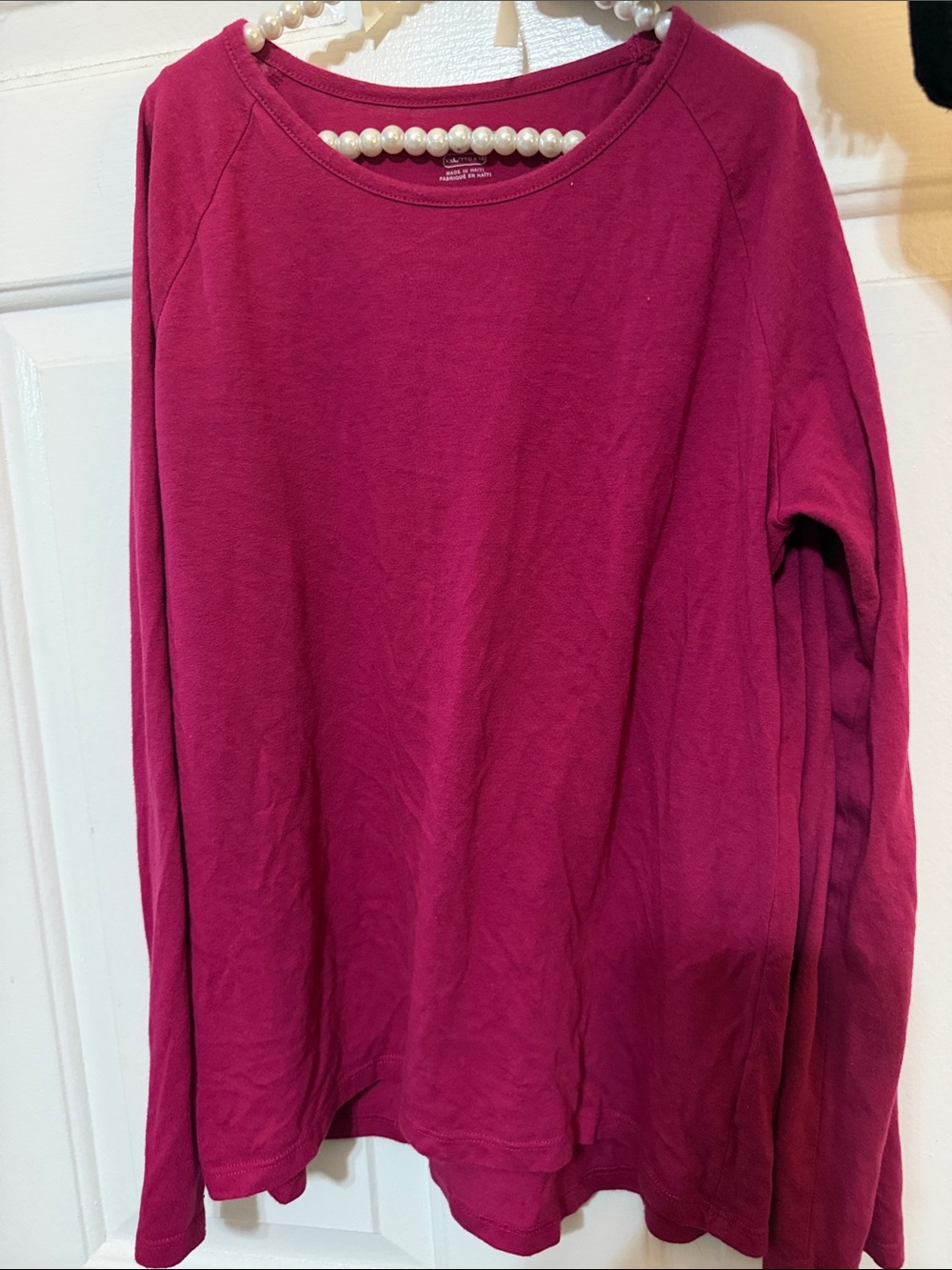 Place Hot Pink Crew Neck Tee